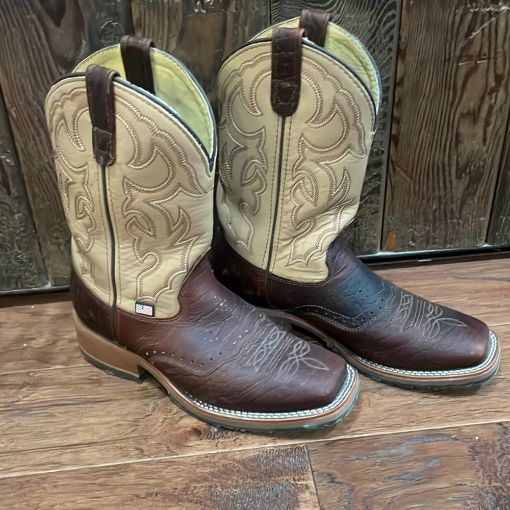 NEW Double H men’s boots. Size 8.